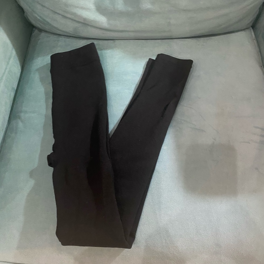 ILUX fleece lined footless warm tights leggings